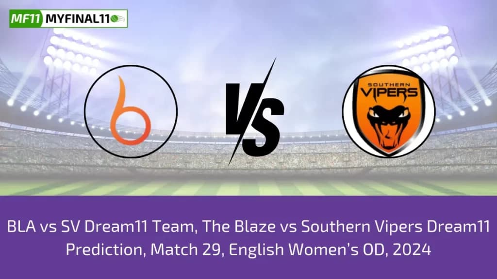BLA vs SV Dream11 Prediction, Fantasy Cricket Tips, Pitch Report, Player Stats, Match 29, English Women’s OD 2024