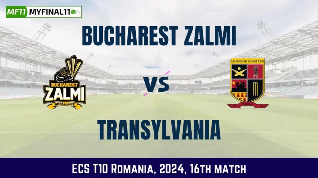 BZ vs TRA Dream11 Prediction Today Match, Pitch Report, and Player Stats, 16th Match, ECS T10 Romania, 2024