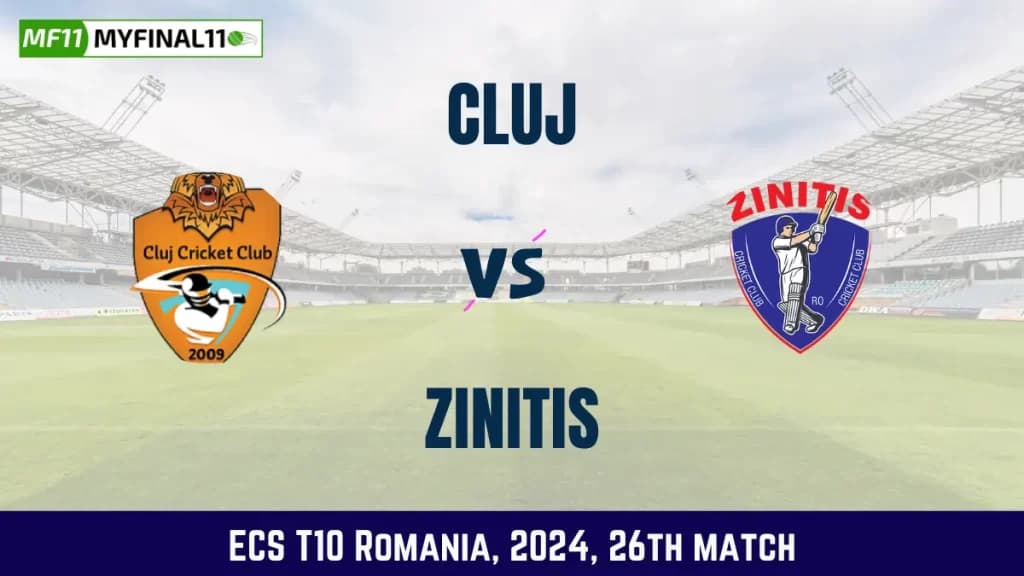 CLJ vs ZIN Dream11 Prediction Today 26th Match, Pitch Report, and Player Stats, ECS T10 Romania, 2024