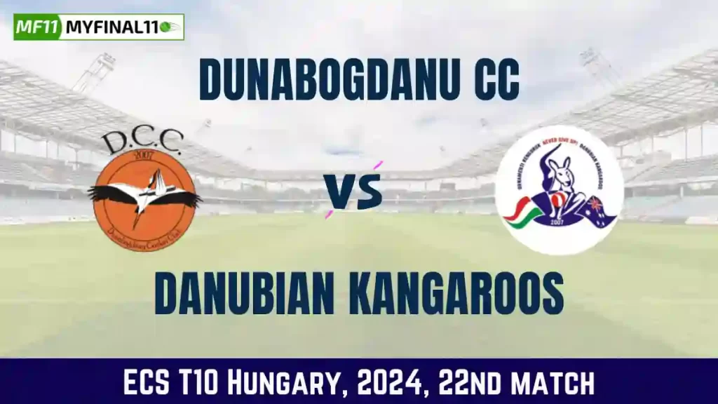 DCC vs DK Dream11 Prediction Today 22nd Match, Pitch Report, and Player Stats, ECS T10 Hungary, 2024