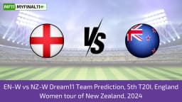 EN-W vs NZ-W Dream11 Prediction Today 5th T20I Match, Pitch Report, Player Stats 2024