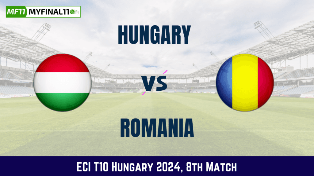 HUN vs ROM Dream11 Prediction Today 8th Match, Pitch Report, and Player Stats, ECI T10 Hungary, 2024