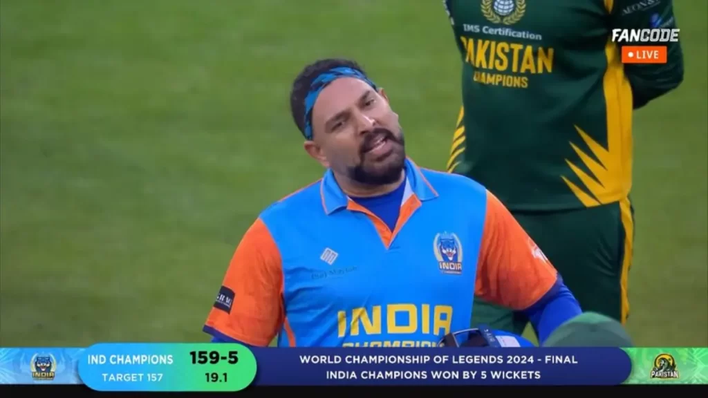 WCL Final: Irfan Pathan’s winning shot, India beat Pakistan by 5 wickets in the final