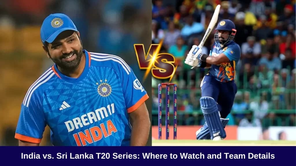Neither Hotstar nor Jio Cinema! Where to watch SL vs IND Series Live? Money to be paid