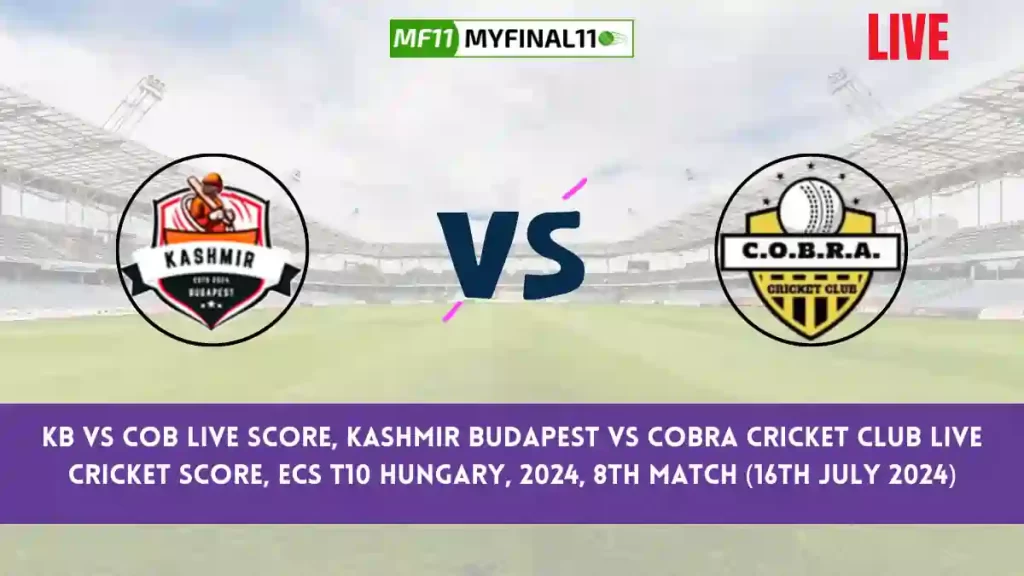 DK vs ROT Live Score, Scorecard, Danubian Kangaroos vs Royal Tigers Budapest – Match 11, ECS T10 Hungary, 2024