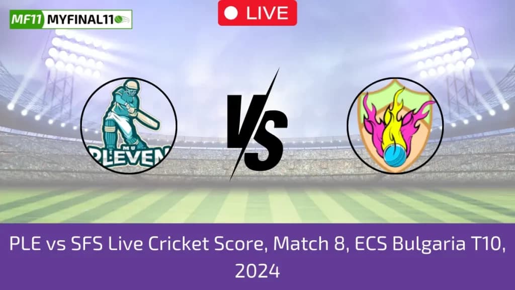 PLE vs SFS Live Score, Scorecard, ECS Bulgaria T10, 8thMatch 2024