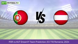 POR vs AUT Dream11 Prediction Today 3rd Match, Pitch Report, and Player Stats, ECI T10 Romania, 2024