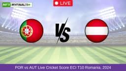 POR vs AUT Live Score, Scorecard, Portugal vs Austria – Match 3, ECI T10 Romania, 2024