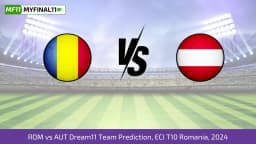ROM vs AUT Dream11 Prediction Today 4th Match, Pitch Report, and Player Stats, ECI T10 Romania, 2024