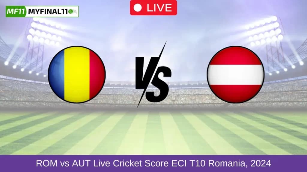 ROM vs AUT Live Score, Scorecard, Romania vs Austria – Match 4, ECI T10 Romania, 2024