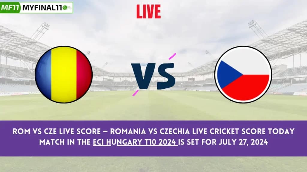 ROM vs CZE Live Score, ECI Hungary T10 2024: Romania vs Czechia Live Cricket Score Today