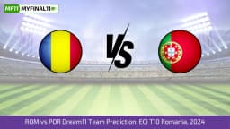 ROM vs POR Dream11 Prediction, Pitch Report, Player Stats, Match 5, ECI T10 Romania 2024