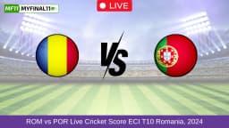 ROM vs POR Live Score, Scorecard, Romania vs Portugal – Match 5 ECI T10 Romania, 2024