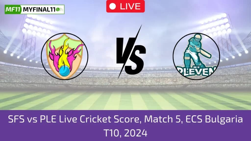 SFS vs PLE Live Score, Scorecard, Sofia Stars vs VTU-MU Pleven – 5th match, ECS T10 Bulgaria, 2024