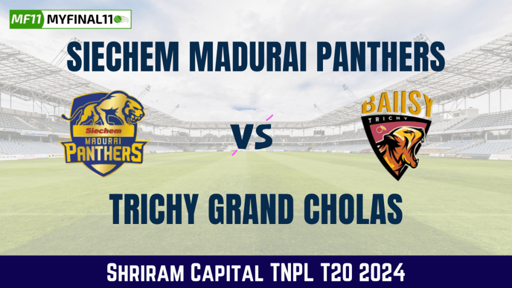 SMP vs TGC Dream11 Prediction Today 7th Match, Pitch Report, and Player Stats, Shriram Capital TNPL T20, 2024