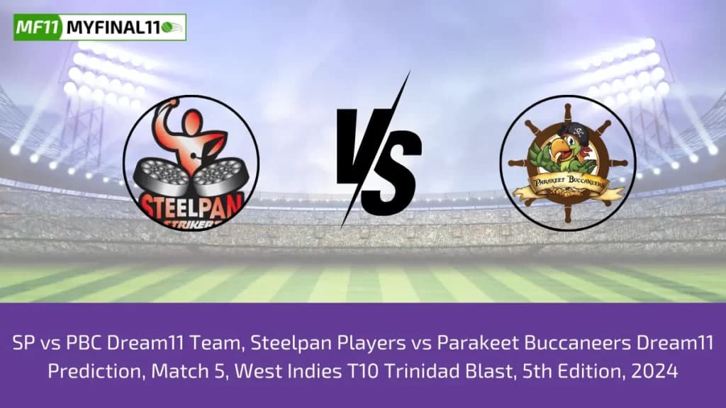 SP vs PBC Dream11 Prediction, Pitch Report, Player Stats, Match 5, West Indies T10 Trinidad Blast 2024