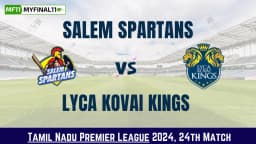 SS vs LKK Dream11 Prediction Today 25th Match TNPL, Pitch Report, & Player Stats 2024