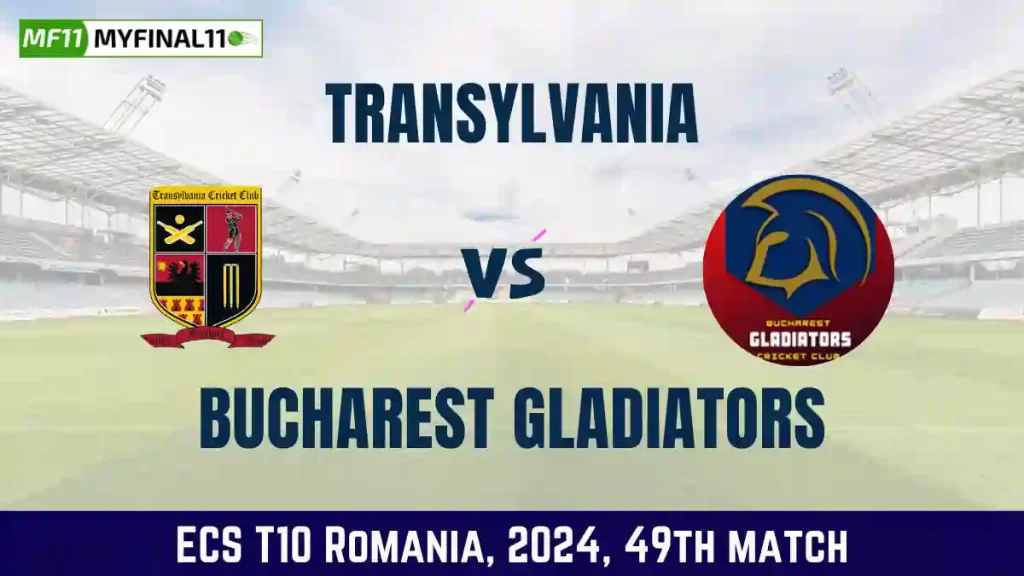 TRA vs BUG Dream11 Prediction Today 49th Match, Pitch Report, and Player Stats, ECS T10 Romania, 2024