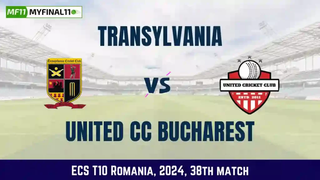 TRA vs UCCB Dream11 Prediction Today 38th Match, Pitch Report, and Player Stats, ECS T10 Romania, 2024