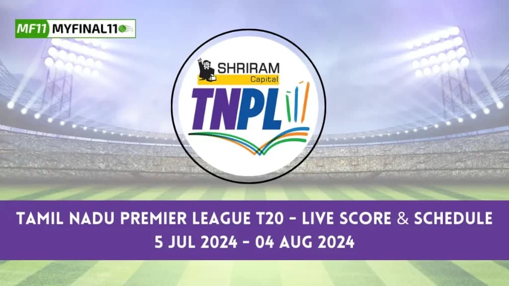 Tamil Nadu Premier League 2024: Get TNPL Live Score, Matches, scorecard, results, points table