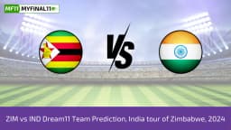 ZIM vs IND Dream11 Prediction Today 5th T20I Match, Get ZIM vs IND Dream11 Team, Playing XI, Pitch Report and Player Stats 2024