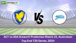 ACT vs ASA Dream11 Prediction Today: Match 25 Pitch Report, and Player Stats | Top End T20 Series 2024