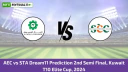 AEC vs STA Dream11 Prediction Today: 2nd Semi Final Pitch Report, and Player Stats | Kuwait T10 Summer Elite Cup