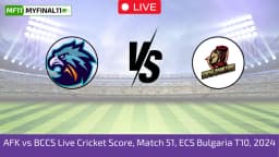 AFK vs BCCS Live Score: Scorecard, Ball by Ball Commentary – Match 51, ECS Bulgaria T10 2024