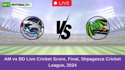 AM vs BD Live Score: Scorecard, Ball by Ball Commentary – Final, Shpageeza Cricket League
