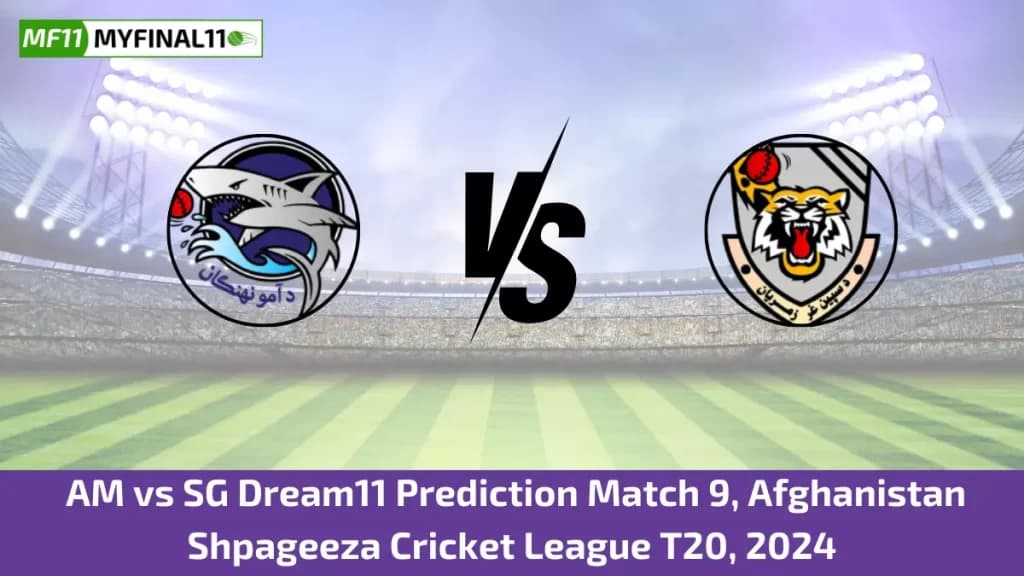 AM vs SG Dream11 Prediction Today: Match 9 Pitch Report, and Player Stats | Shpageeza Cricket League
