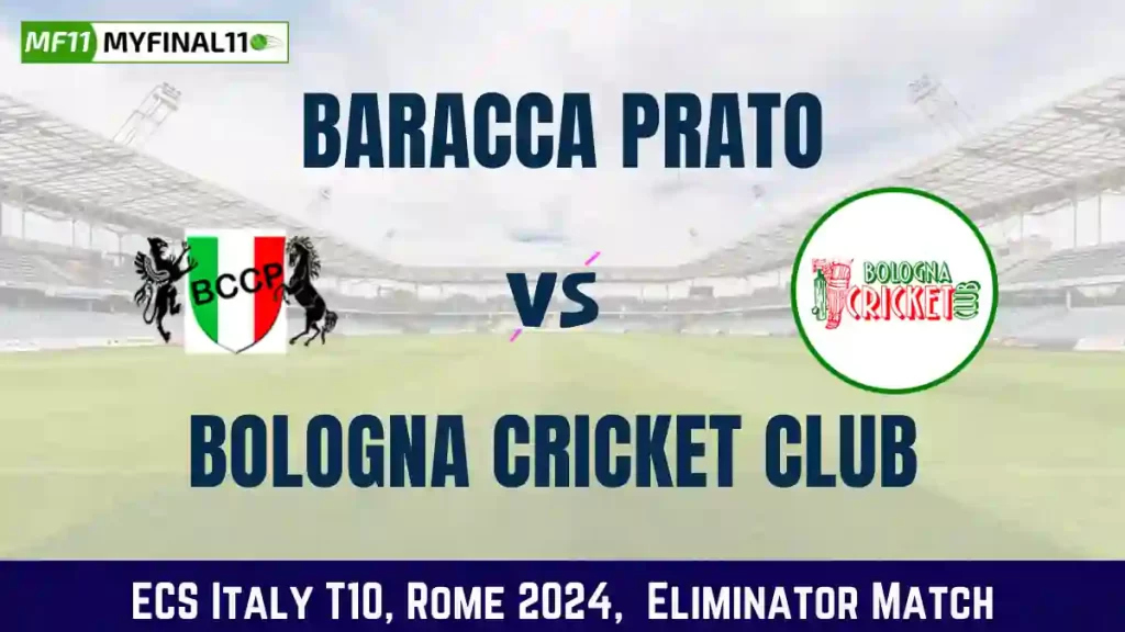 BAP vs BOL Dream11 Prediction Today: Eliminator Pitch Report, and Player Stats | ECS Italy T10, Rome 2024