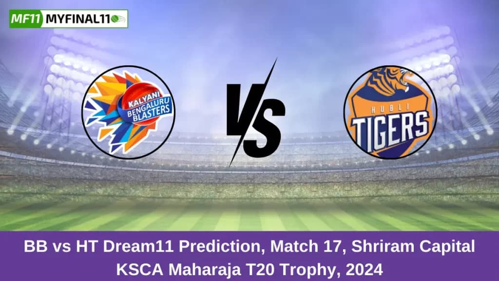 BB vs HT Dream11 Prediction Today: Match 17 Pitch Report, and Player Stats | Maharaja T20 Trophy, 2024