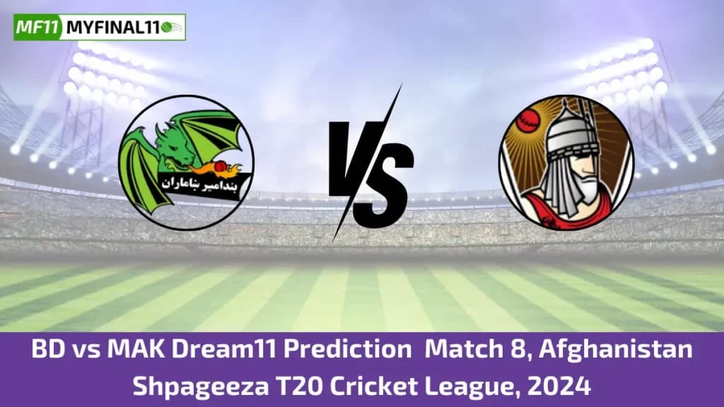 BD vs MAK Dream11 Prediction Today: Match 8 Pitch Report, and Player Stats | Shpageeza Cricket League