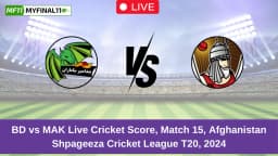 BD vs MAK Live Score: Scorecard, Commentary – Match 15, Shpageeza Cricket League 2024