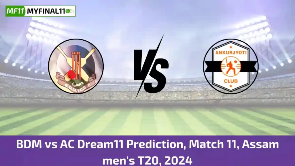 BDM vs AC Dream11 Prediction Today: Match 11 Pitch Report, and Player Stats | Assam men’s T20