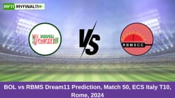 BOL vs RBMS Dream11 Prediction Today: Match 50 Pitch Report & Stats – ECS Italy T10, Rome 2024