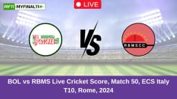 BOL vs RBMS Live Score: Scorecard, Commentary – Match 50, ECS Italy T10, Rome