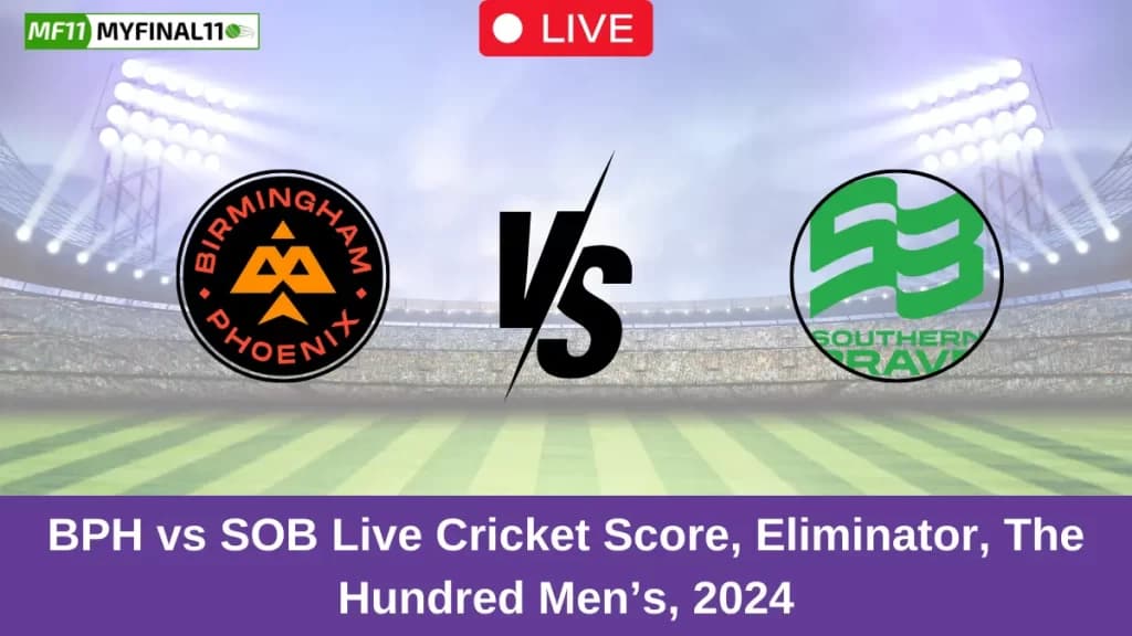BPH vs SOB Live Score: Scorecard, Commentary – Eliminator, The Hundred Mens 2024