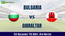 BUL vs GIB Dream11 Prediction Today: Match 8 Pitch Report, and Player Stats | ECI Bulgaria T10