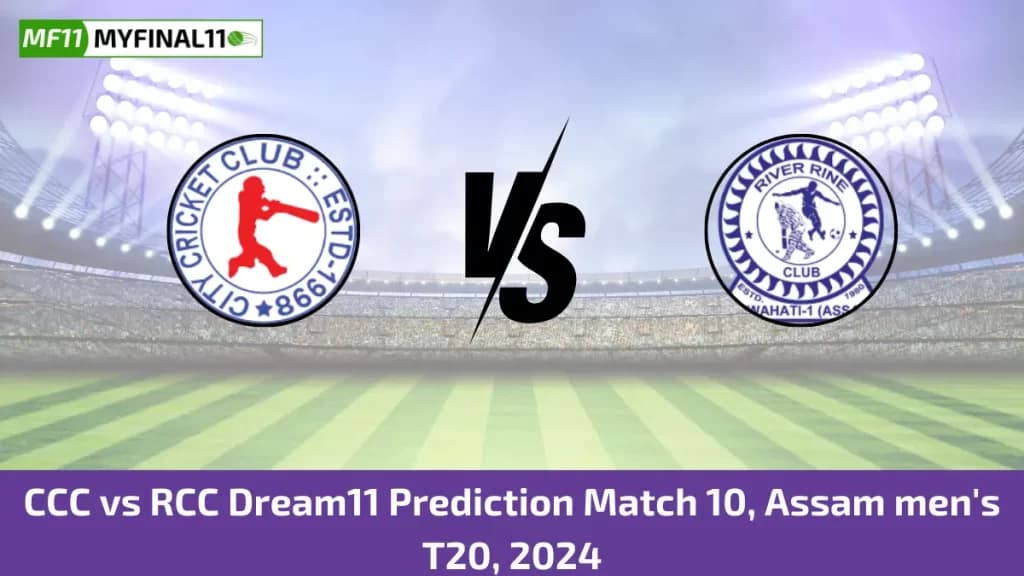 CCC vs RRC Dream11 Prediction Today: Match 10 Pitch Report, and Player Stats | Assam Mens T20 Trophy, 2024