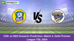 CDK vs NDS Dream11 Prediction Today: Match 4 Pitch Report & Stats – Delhi Premier League T20 2024