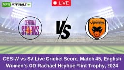 CES-W vs SV Live Score: Scorecard, Ball by Ball Commentary – Match 45, Rachael Heyhoe Flint Trophy