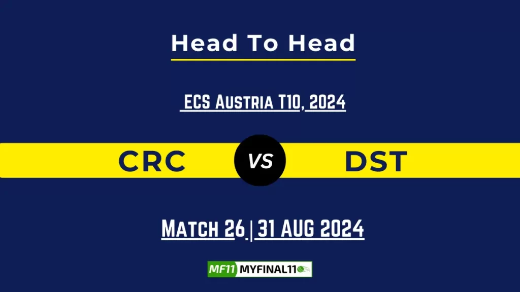 CRC vs DST Player Battle, Head to Head Team Stats, Team Record – ECS T10 Austria 2024