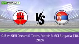 GIB vs SER Dream11 Prediction Today: Match 3 Pitch Report, and Player Stats | ECI Bulgaria T10 2024