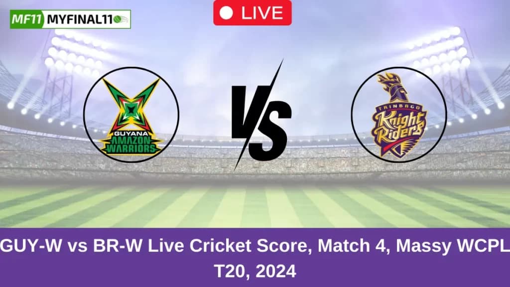 GUY-W vs BR-W Live Score: Scorecard, Ball by Ball Commentary – Match 5, Women’s Caribbean Premier League