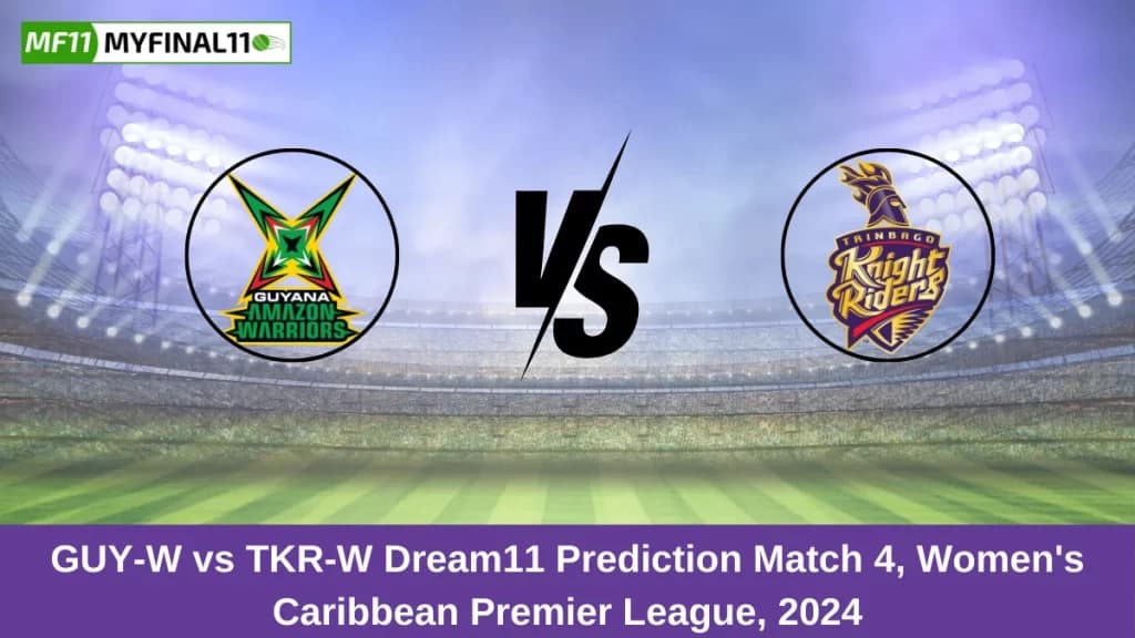 GUY W vs TKR W Dream11 Prediction Today: Match 4 Pitch Report, and Player Stats | Women’s Caribbean Premier League