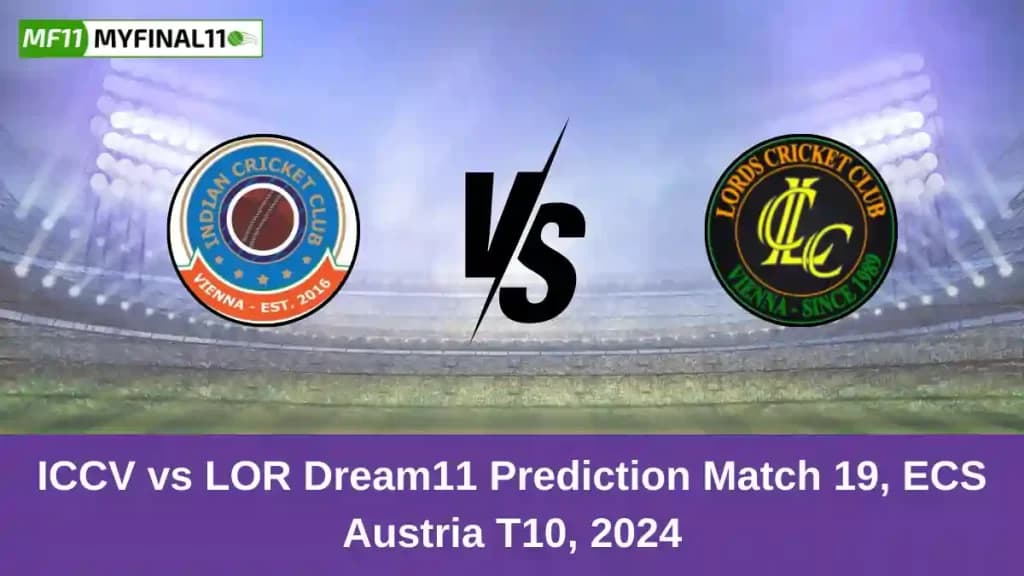 ICCV vs LOR Dream11 Prediction Today: Match 19 Pitch Report, and Player Stats | ECS Austria T10
