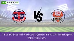 ITT vs DD Dream11 Prediction Today: Quarter Final 2 Match, Pitch Report, & Player Stats TNPL 2024