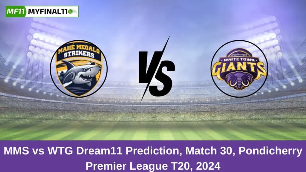MMS vs WTG Dream11 Prediction Today: Match 30 Pitch Report & Stats – Pondicherry Premier League 2024