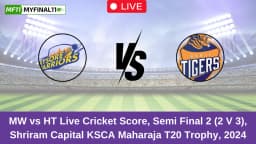 MW vs HT Live Score: Scorecard, Ball by Ball Commentary – Semi Final 2, Maharaja T20 Trophy